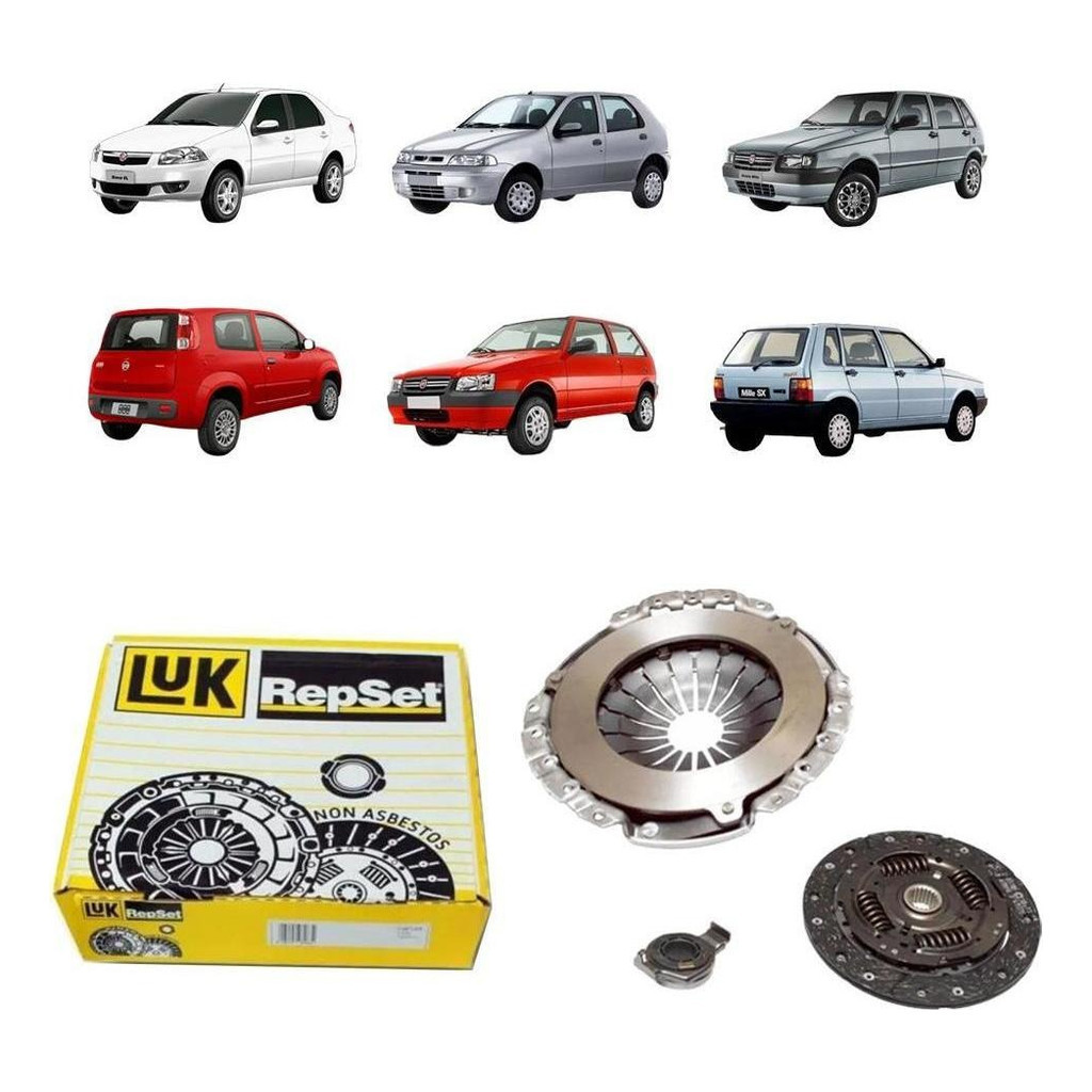 Kit Embreagem Luk Uno Mile Palio Siena 1.0 Fire 95 Em Diante PRO em Oferta na Shopee