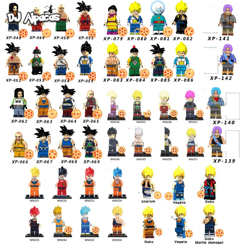 Blocos De Construção Figuras Brinquedo Colecionável XP048 XP049 XP050 XP051