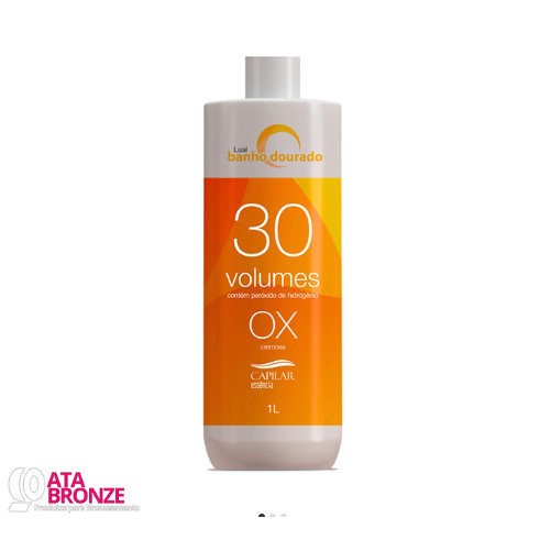 ÁGUA OXIGENADA BANHO DOURADO 30Vol. 1L - CAPILAR ESSÊNCIA em Oferta na Shopee