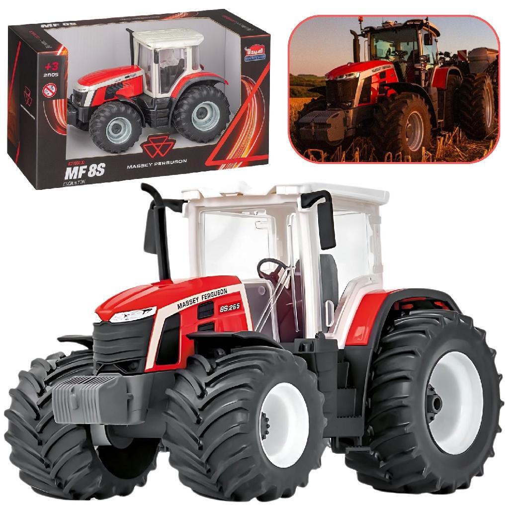 Trator Massey Ferguson MF 8S Miniatura Brinquedo Escala 1:30 - Usual Brinquedos