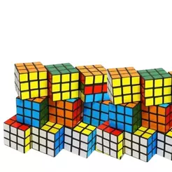 Kit 10/15/20 PCS Cubo Mágico Pequeno 5 x 5 x 5 Cm Clássico De Exercitar a Mente Para Adultos e Crianças
