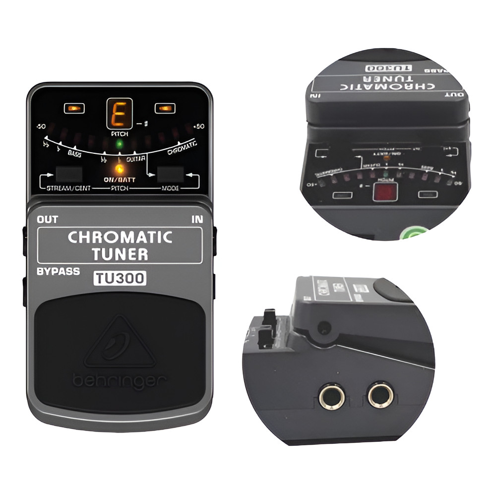 Pedal Afinador Behringer Tu300 Tuner Cromatic  - Prata