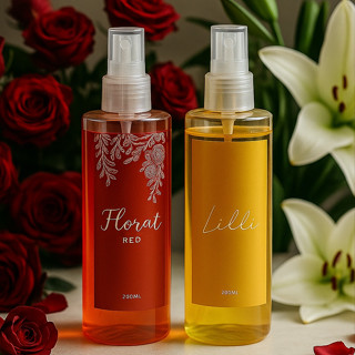 Kit Body Splash Florata Red e Lilli Mulher Cheirosa 200ml Cada em Oferta na Shopee