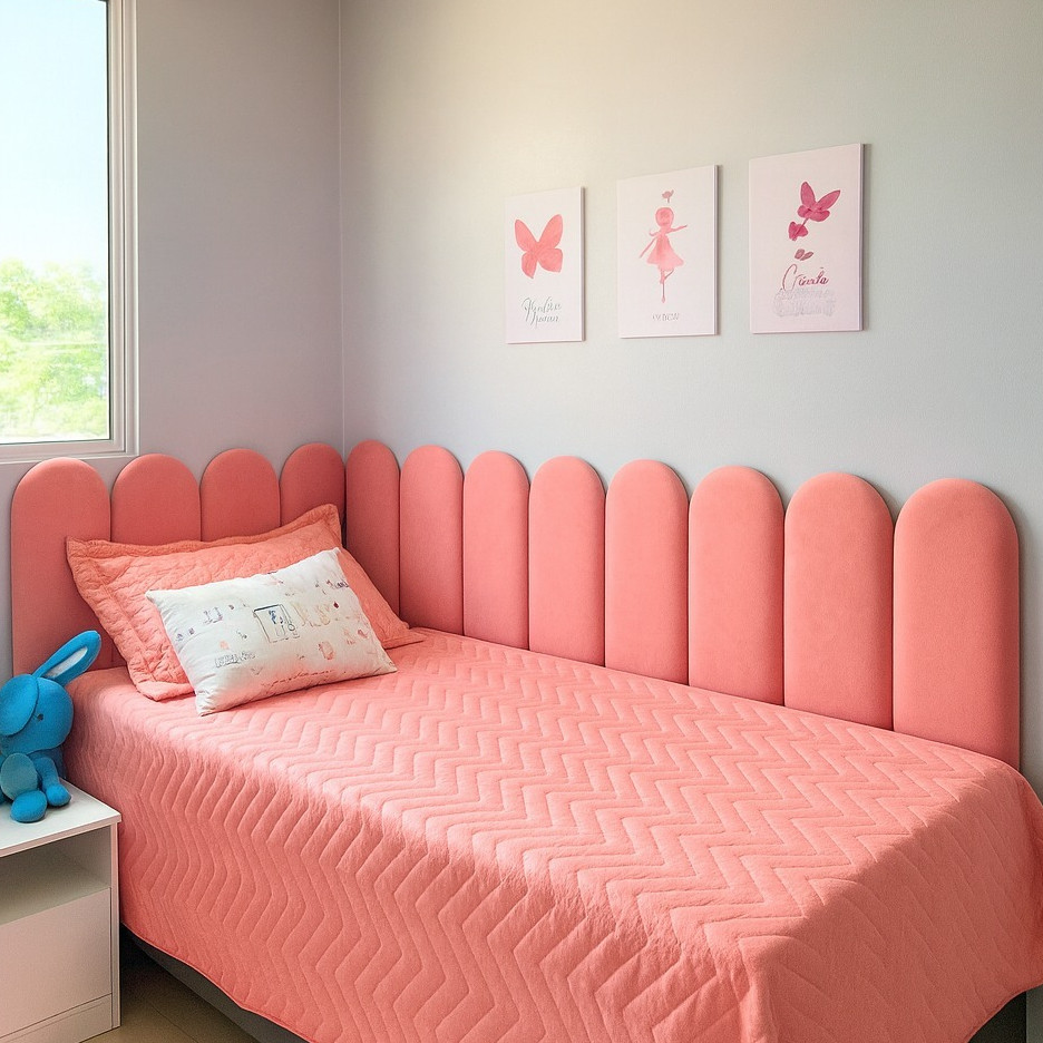 Kit 15 Cabeceiras Nuvem Decoração Estofada  Cama Casal Queen King Solteiro - Envio Imediato