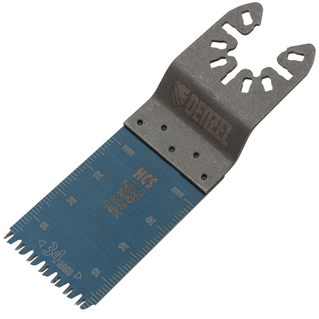 LAMINA DE CORTE MULTIFERRAMENTA, RETA, HCS, PARA MADEIRA, 34 X 2,5 MM, DENTE GROSSO, 1PC// DENZEL em Oferta na Shopee