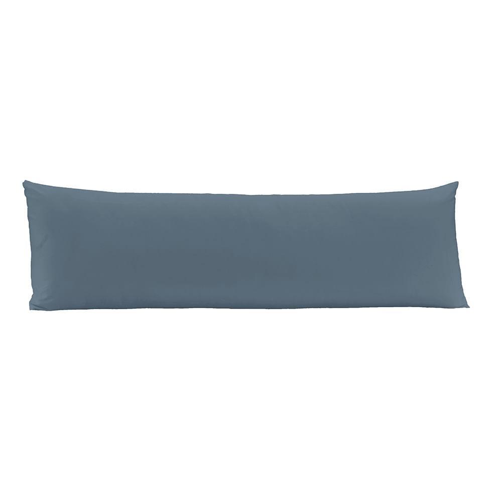 Fronha Body Pillow Altenburg Toque Acetinado 40cm x 130cm Azul em Oferta na Shopee
