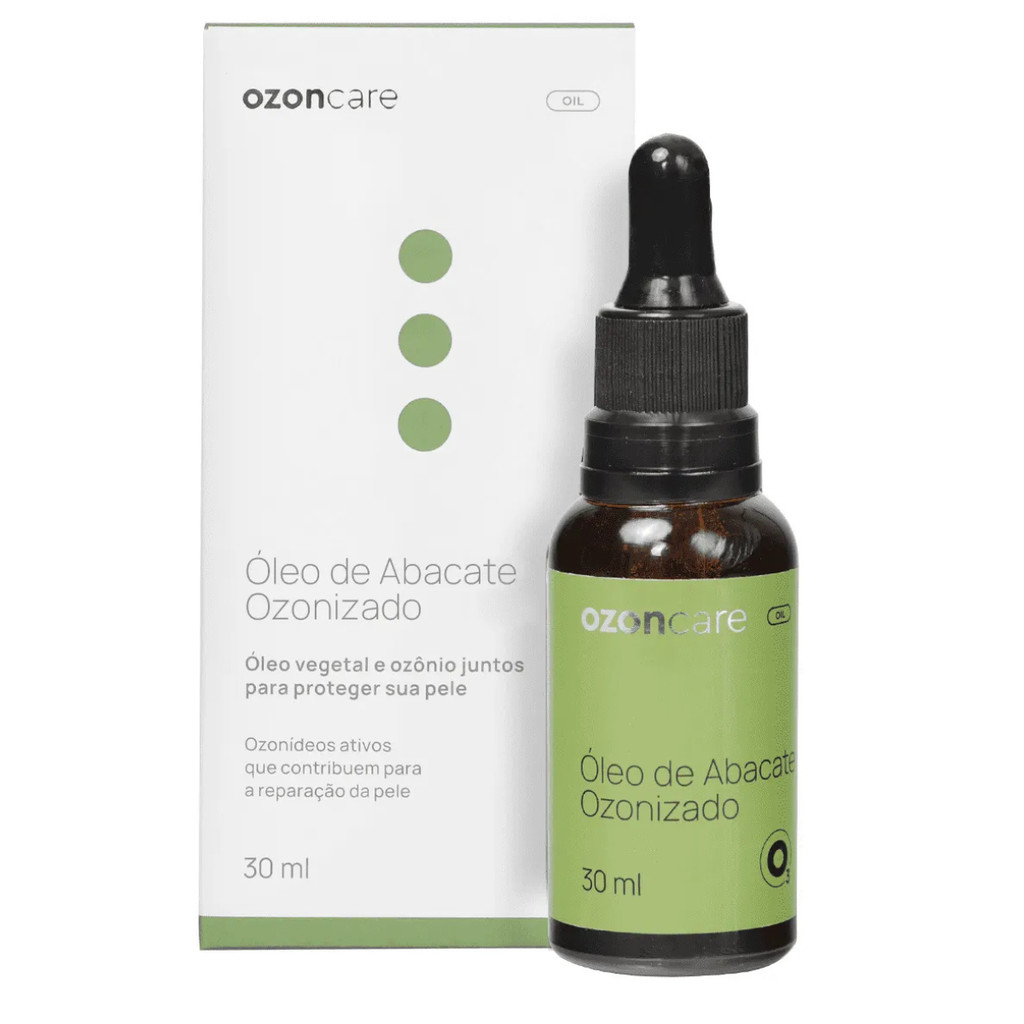 OLEO DE ABACATE OZONIZADO 30ML HIDRATA COURO CABELUDO VEGANO OZONCARE PHILOZON