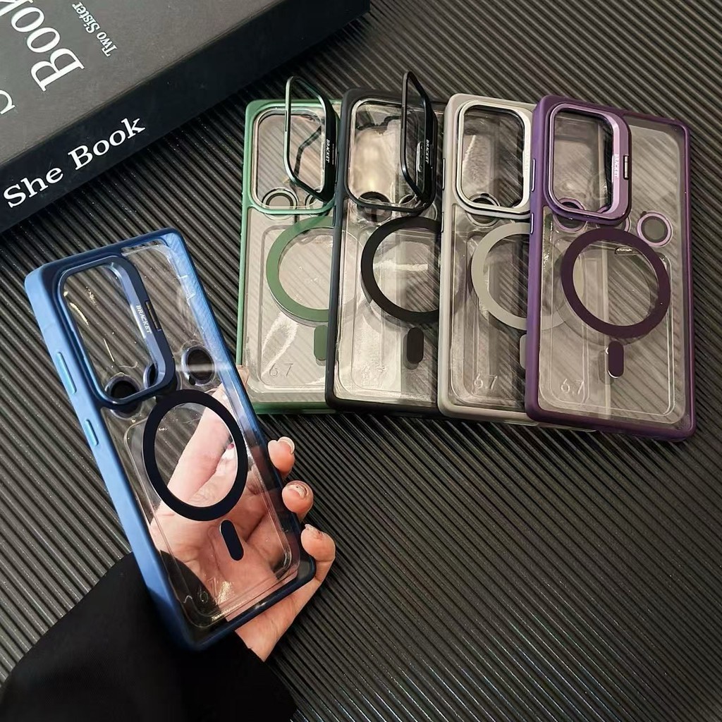 Capa Case protetora c/ Magsafe translúcida para Samsung Galaxy S23 S24 S25 Ultra Plus com lente de metal em Oferta na Shopee