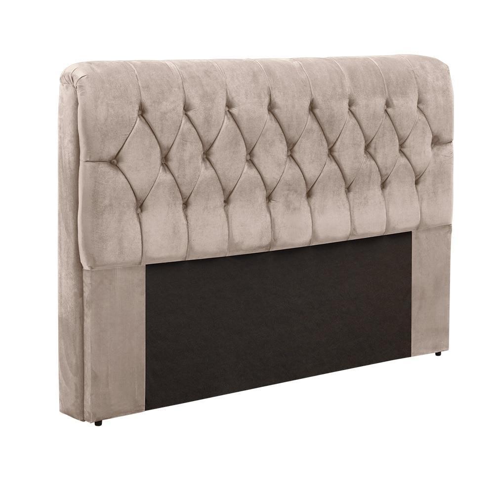 Cabeceira Veludo Palha 200cm Queen King Eucalipto Durável Design Elegante