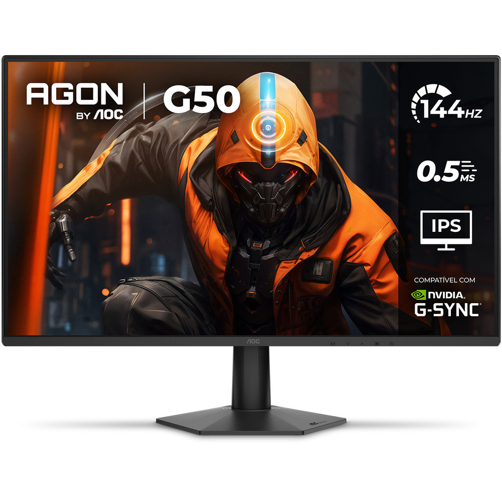 Monitor Gamer AOC AGON G50 27" 144Hz 0,5ms IPS HDR10 G-SYNC 27G50F em Oferta na Shopee