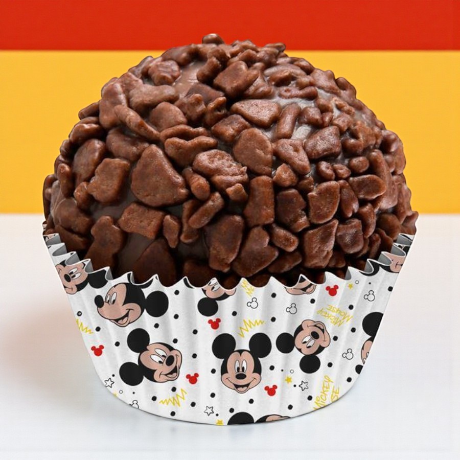 Forminha para Brigadeiro N°5 Mickey Mouse - 100 unidades - Disney Original - Rizzo