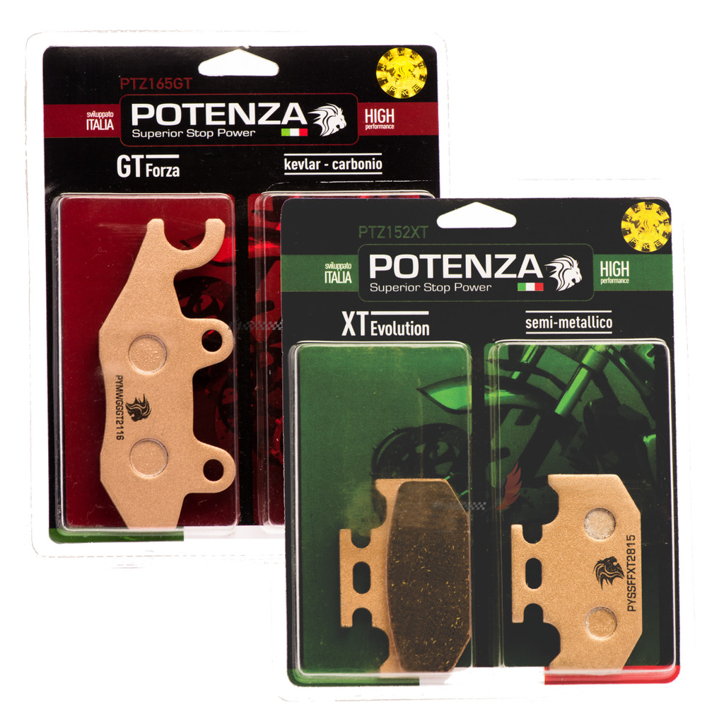 Kit Pastilha De Freio Potenza Diant+tras Fazer 250 Até 2015 165+152