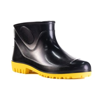 Bota PVC Cano Extra Curto Innpro Work Sa CA 40681 - Preto e Amarelo em Oferta na Shopee