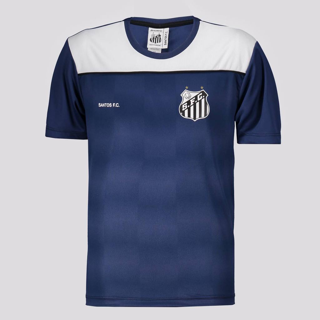 Camisa Santos Fulgor Infantil Azul