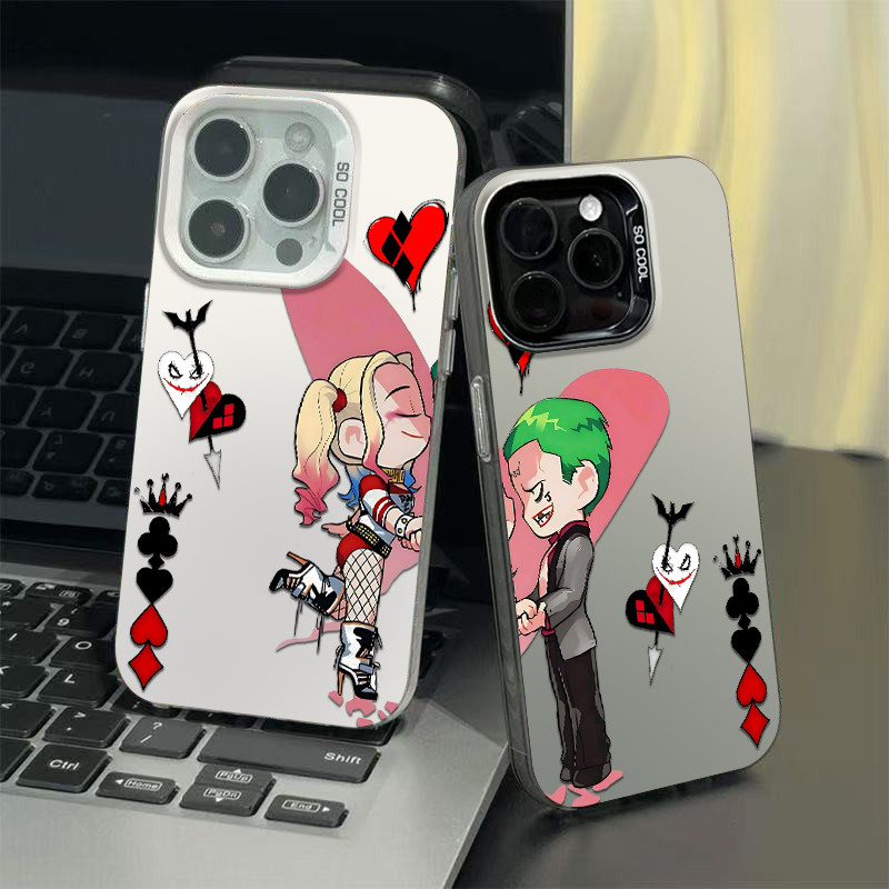 Capa Celular casal coringa  joker para iPhone 16 15 14 13 12 11 pro max xr xs max  14 15 16 plus capinha anti impacto