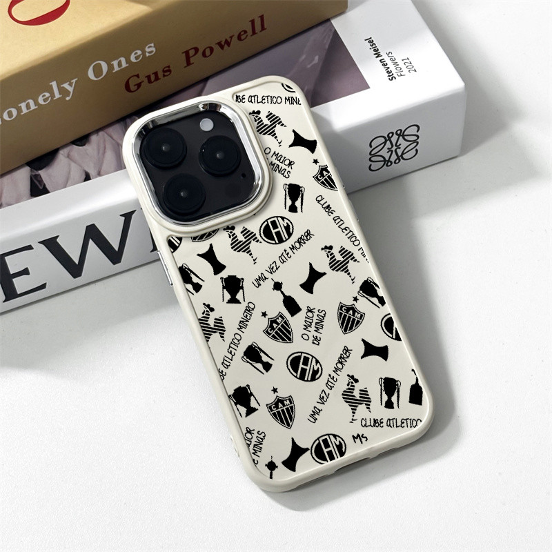 Capinha de Atlético Mineiro Celular Compatível Com iPhone 17 16 15 14 13 12 11 Pro Max 16 Plus X Xs XR Silicone Traseira em Oferta na Shopee