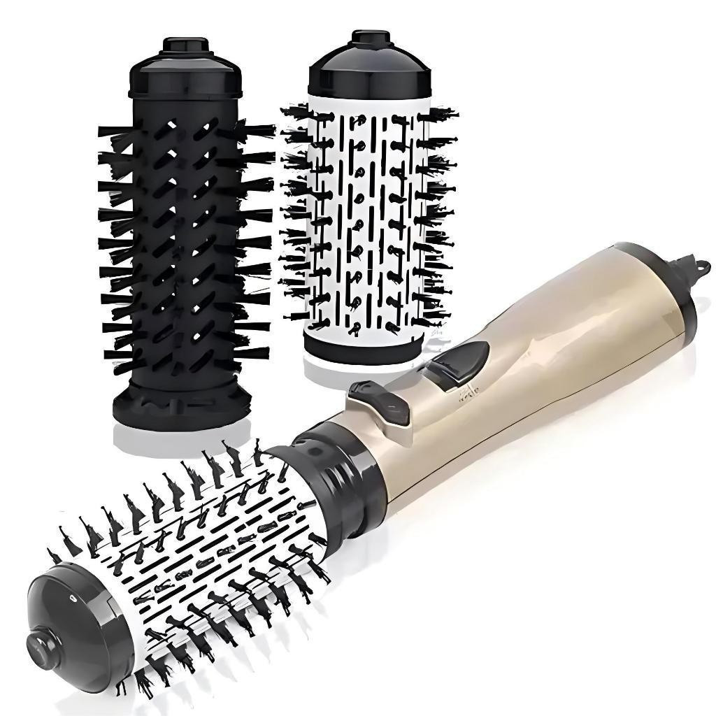 Escova Giratória Rotativa Profissional 2 em 1 – Secagem e Modelagem com Tecnologia e Elegância 110V