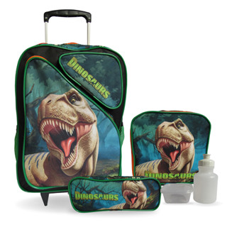 Kit Mochila Dinossauro Rodinhas Tam G em Oferta na Shopee