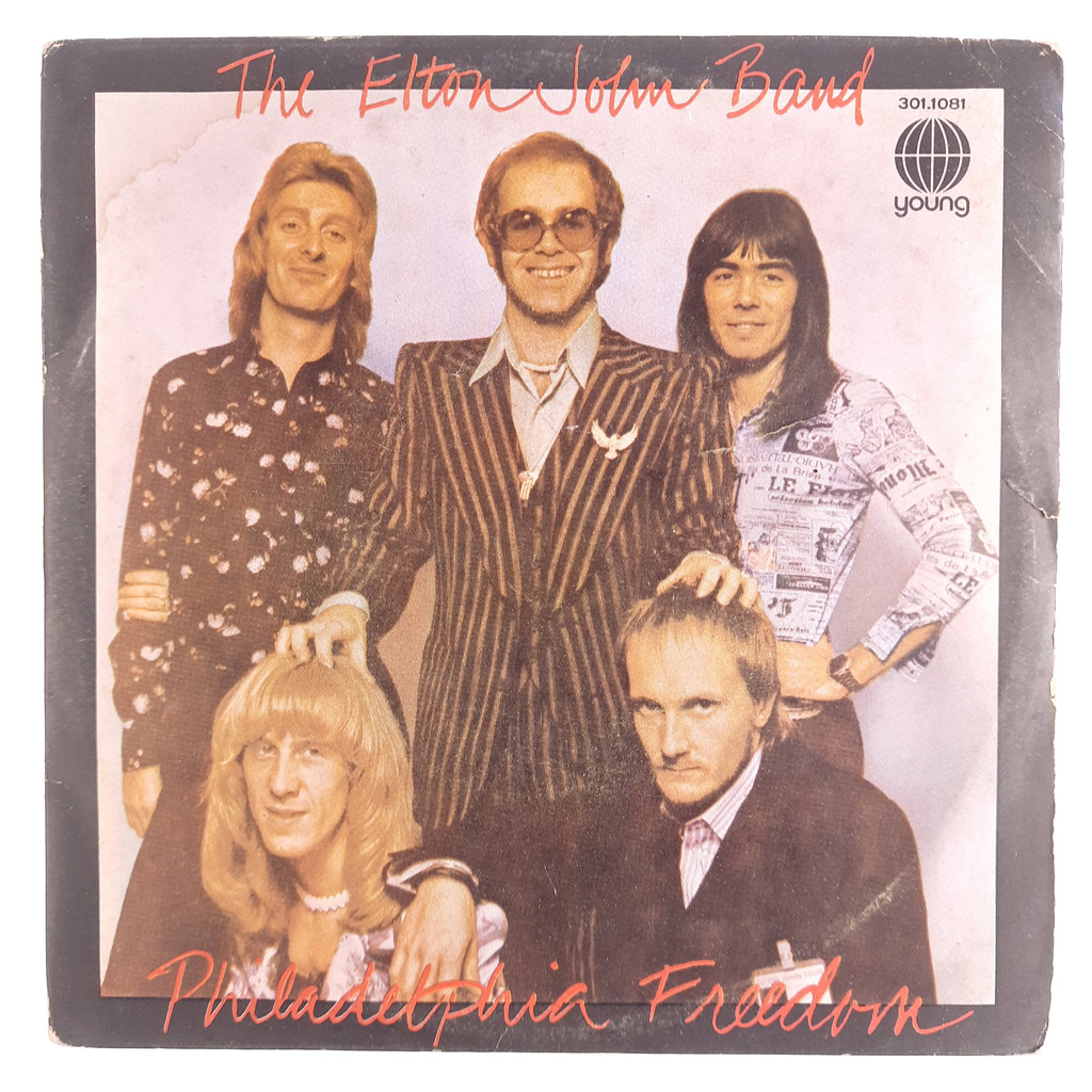 Compacto Philadelphia Freedom (...) The Elton John Band 1975