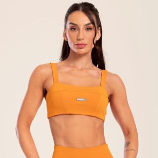 Top Faixa Com Recortes Sem Cós Capadocia Poliamida Com Bojo em Oferta na Shopee