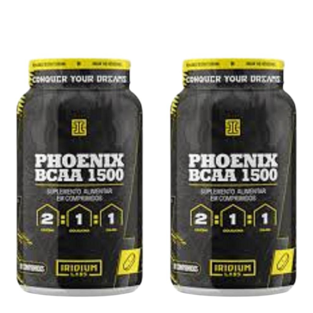 Kit Phoenix BCAA 1500 Iridium Labs Com 2 Unidades De 90 Comprimidos Cada