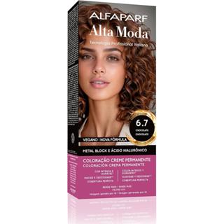 Coloração Alfaparf Alta Moda Tintura 6.7 Chocolate em Oferta na Shopee
