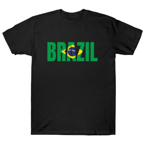 Linda T-shirt Camiseta Camiseta Brasil Adulto/Infantil Lançamento Camiseta Em Algodao Premium Envio Rapido