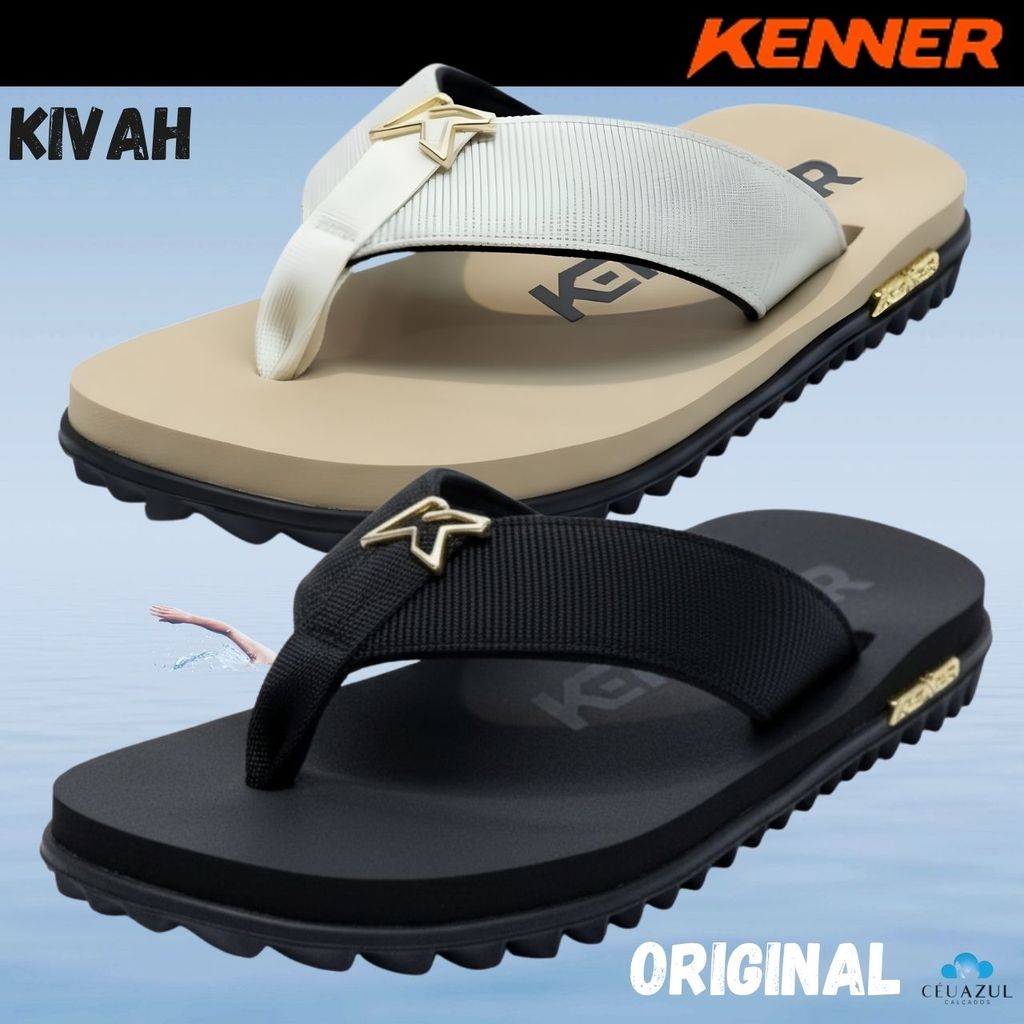 Chinelo Kenner Kivah Masculino Dedo Tira Larga Conforto Original em Oferta na Shopee