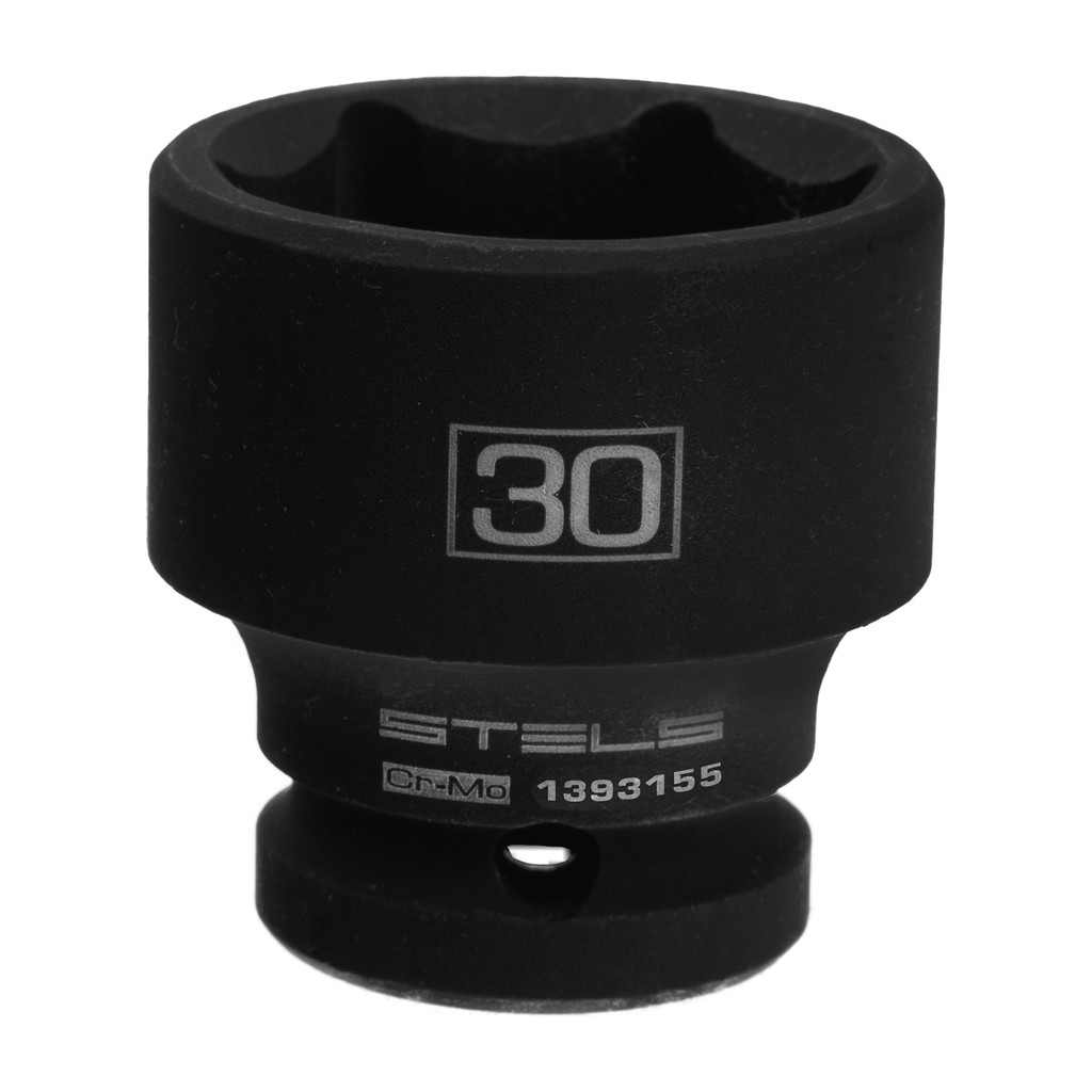 SOQUETE DE IMPACTO ENCAIXE 1/2POL SEXTAVADO 30MM 1PC// STELS em Oferta na Shopee