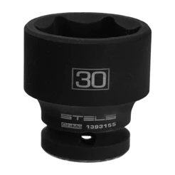 SOQUETE DE IMPACTO ENCAIXE 1/2POL SEXTAVADO 30MM 1PC// STELS