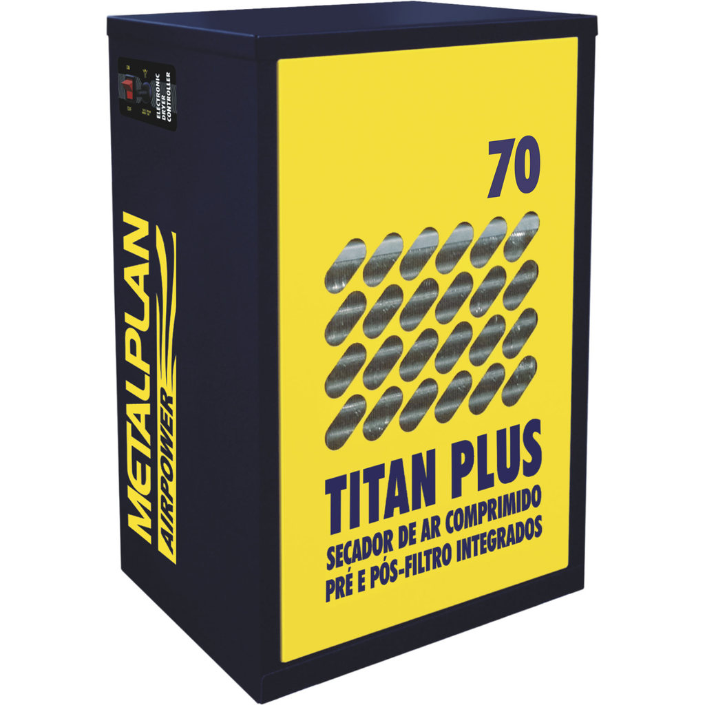 Secador De Ar Comprimido Titan Plus 70 Metalplan Mono 220v