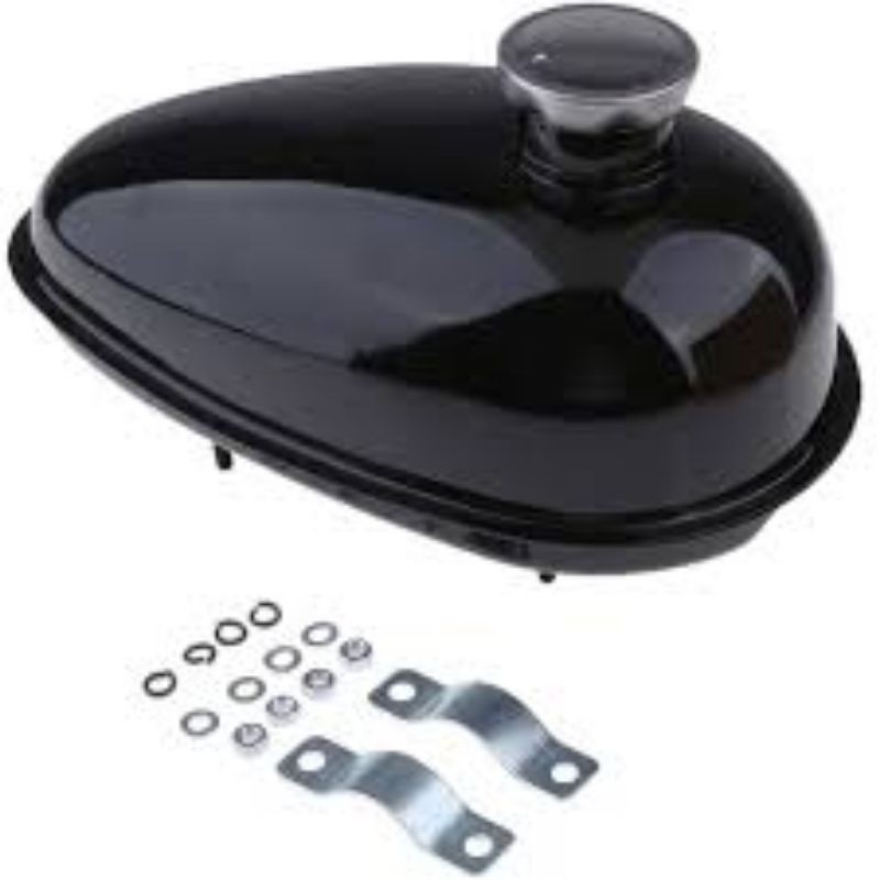 Tanque Combustível 2l 80cc Bicicleta Motorizada Rosca Interna + kit tampa