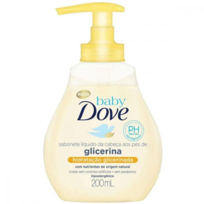 Sabonete Liquido Baby Dove Hidratação Glicerinada 200ml