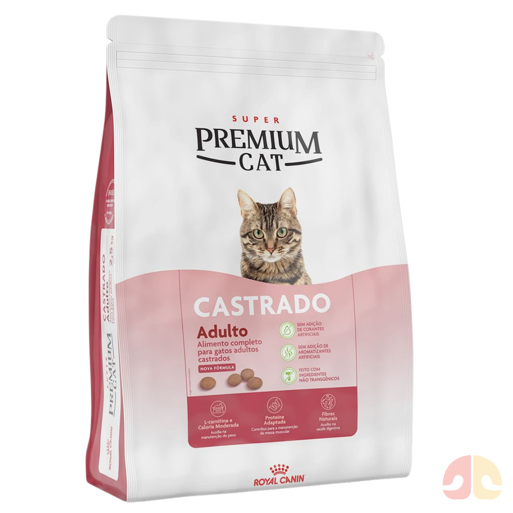 Ração Royal Canin Cat Premium Gatos Adultos Castrados 1kg