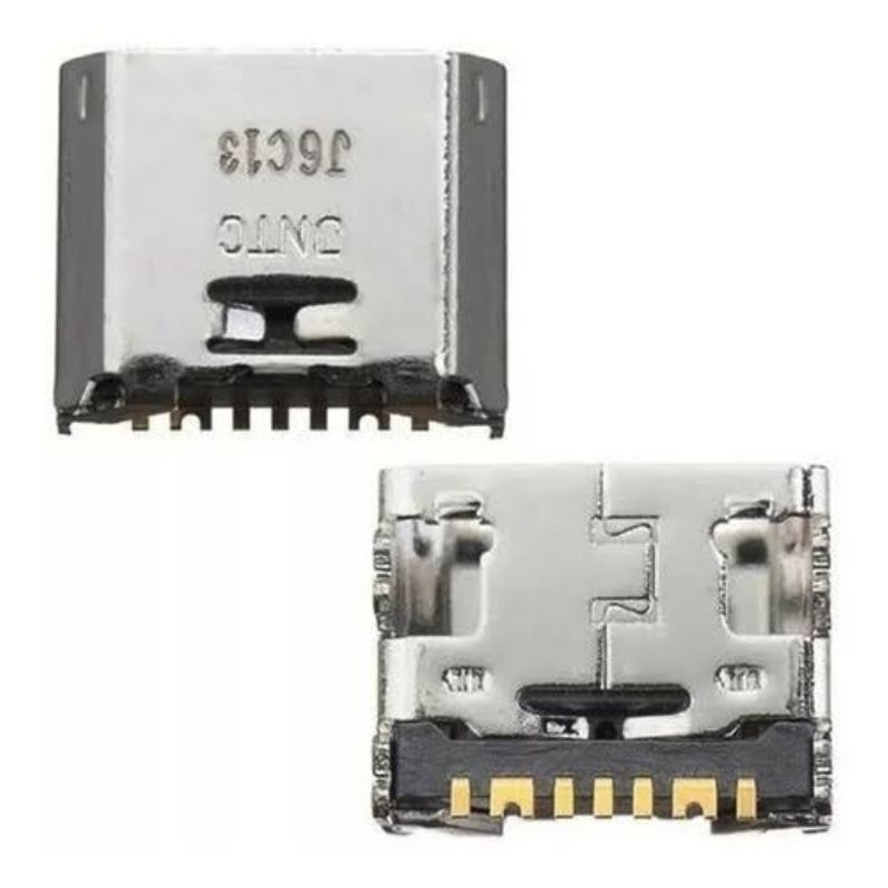 Kit 6 Conector Carga Compatível Samsung 8552 i9082 i9060 i9063 i9062 i9052 G360 T110 T111 T113 T116