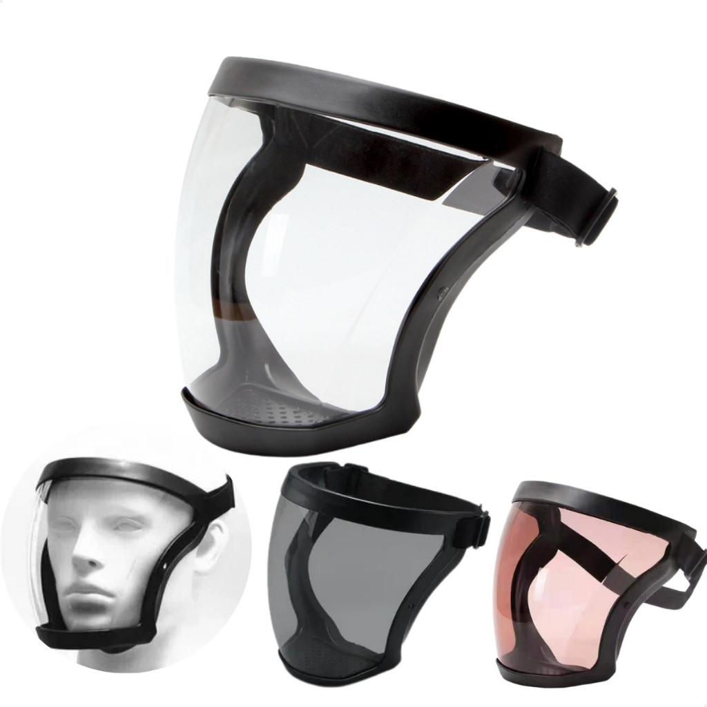 Máscara De Proteção Facial Completa À Prova De Poeira Transparente óculos de proteção