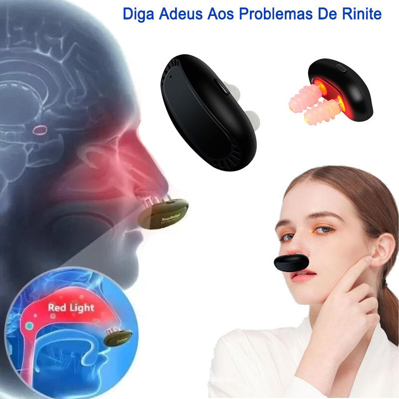 Dispositivo Portátil Inteligente Infravermelho Relaxante Nasal Para Rinite Adequado Para Rinite Alérgica E Sinusite em Oferta na Shopee