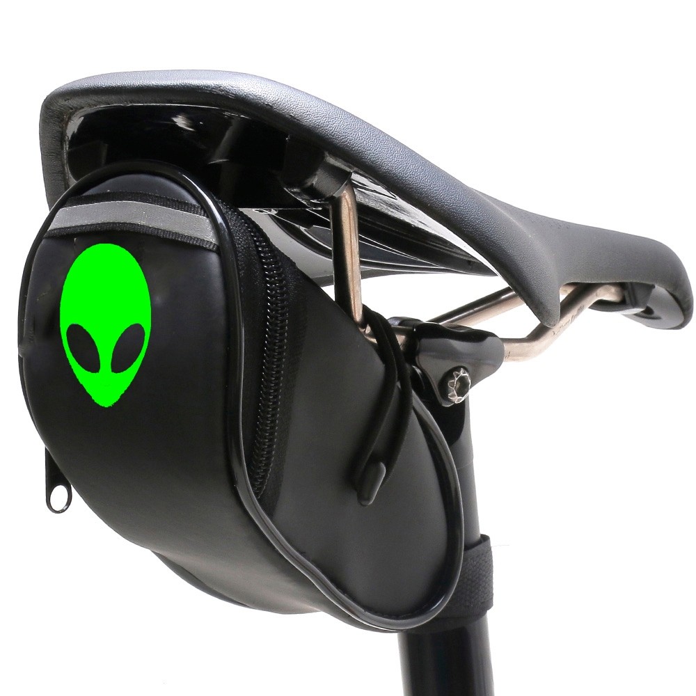 Bolsa de Selim Emborrachada Impermeável  MTB Ciclismo Speed ALIEN PEBA em Oferta na Shopee