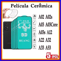 Película de Cerâmica 9D Gel Hidrogel Flexível Samsung A02 A02S A03 A03S A03CORE A12 A22 A32 A33 A53