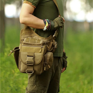 Bolsa Tática Militar Masculina De Ombro Transversal bornal promoção em Oferta na Shopee
