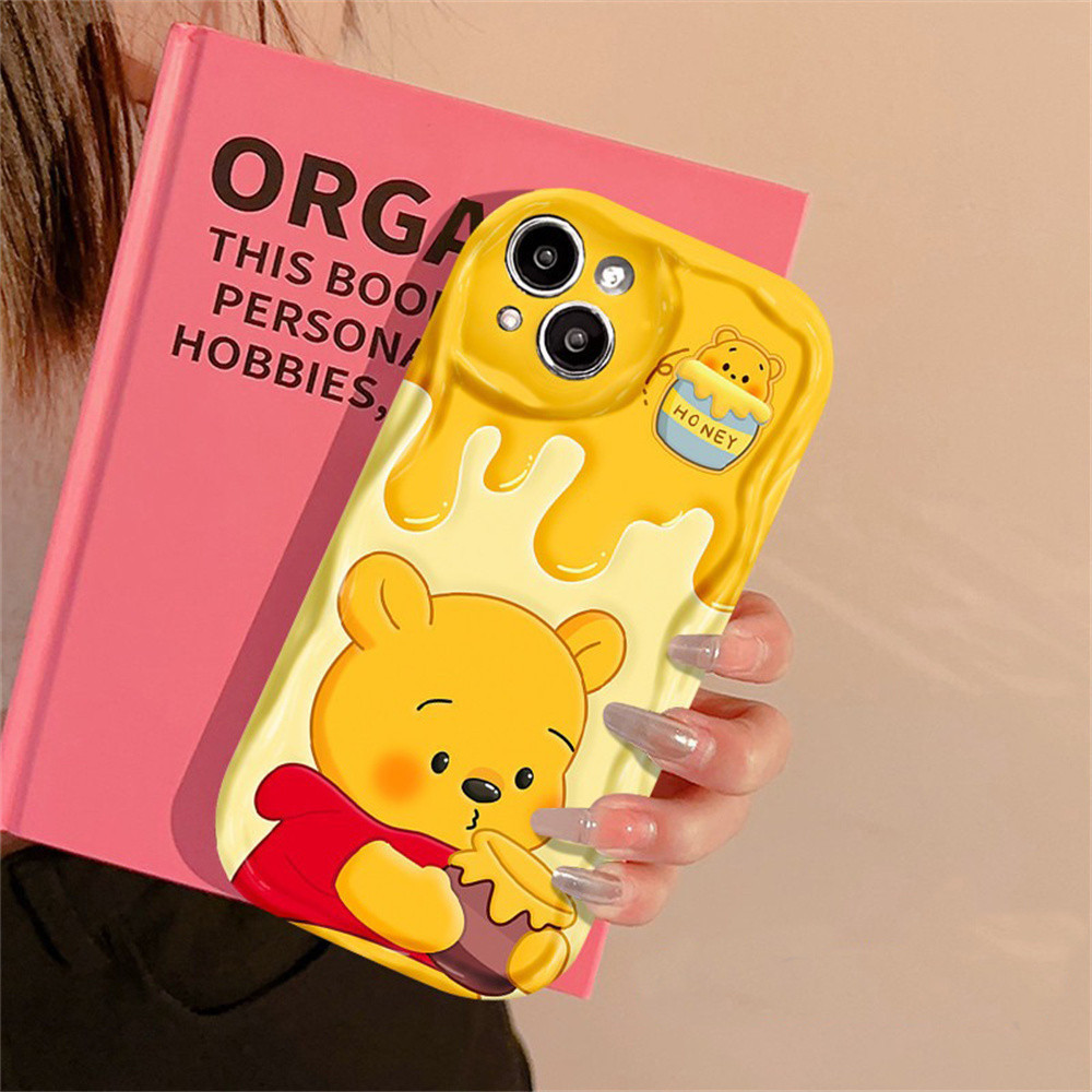 Capa Para Samsung S24 Plus S24Ultra S23 FE S20 S22Ultra S21 A55 A15 A14 M34 Dopey Winnie - detalhe