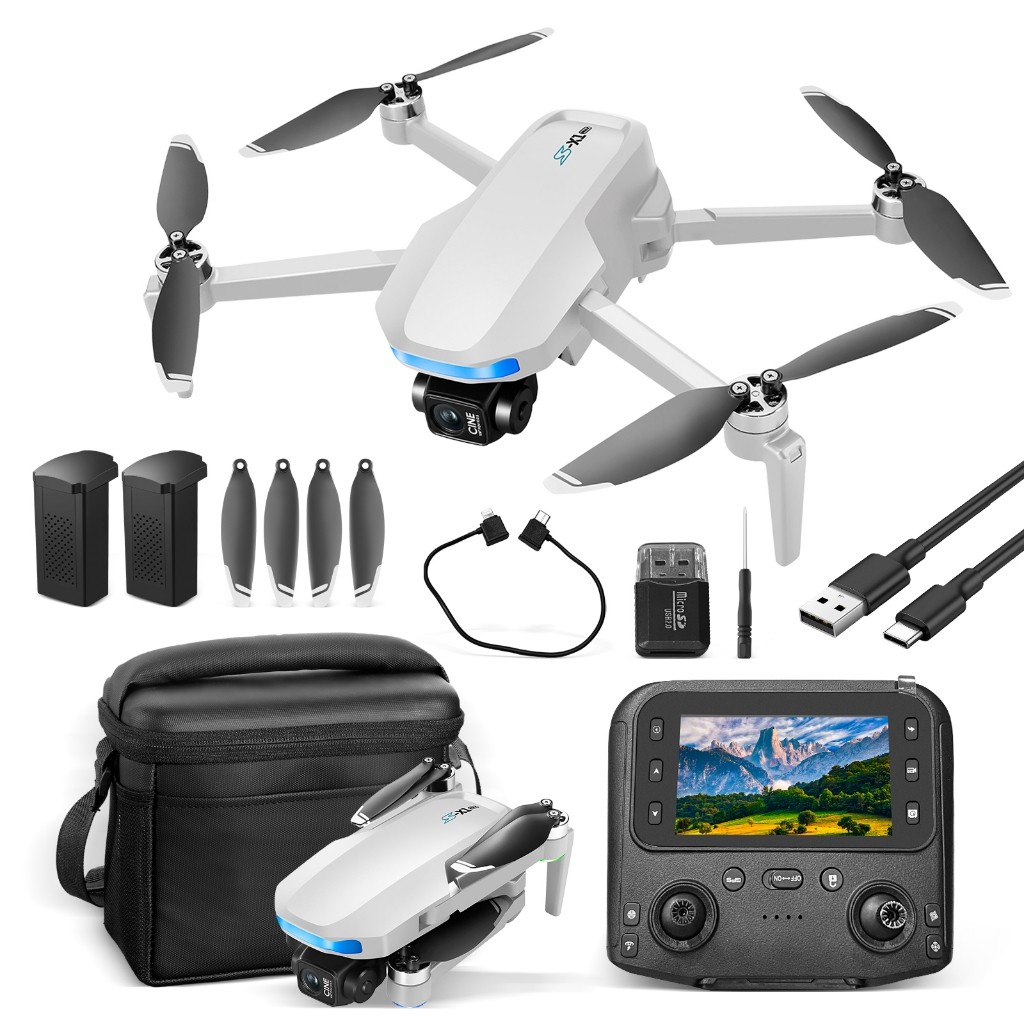 1080P 4K Drone S-X1 com GPS Inteligente, Bateria de 30 Minutos e Alcance de 5KM – Com 2 Baterias em Oferta na Shopee