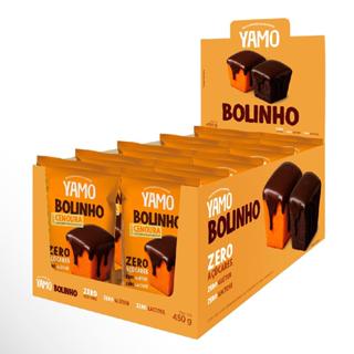 Kit 10 snack bolinho de cenoura com chocolate yamo zero açucar lactose topway 40g em Oferta na Shopee