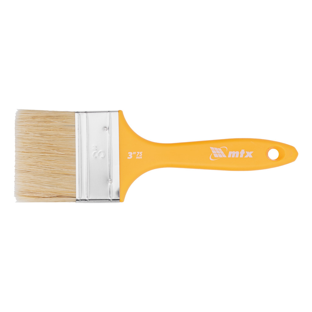 TRINCHA/PINCEL 3, PARA VERNIZ, CERDAS BRANCAS, CABO DE PLASTICO, 1PC // MTX em Oferta na Shopee