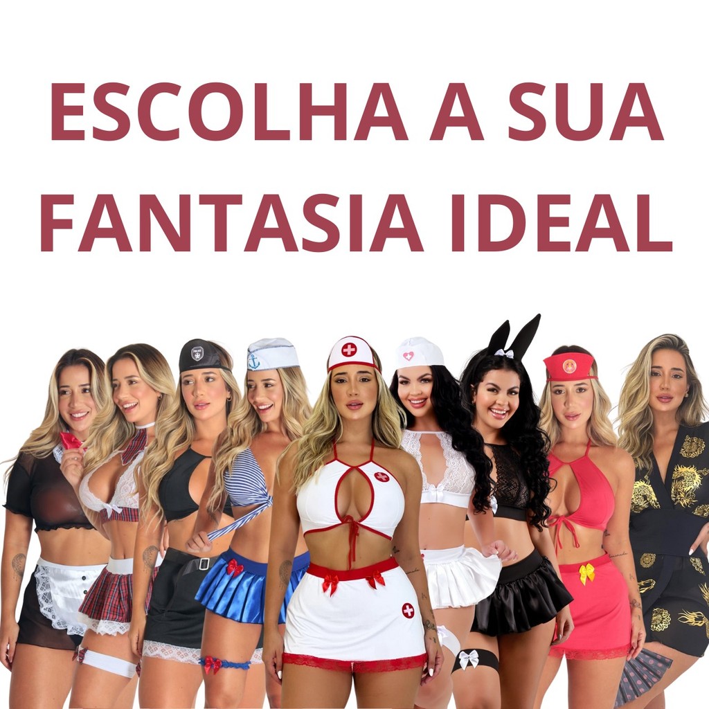 Fantasia Sensual Sexy Feminina Erótica em Oferta na Shopee