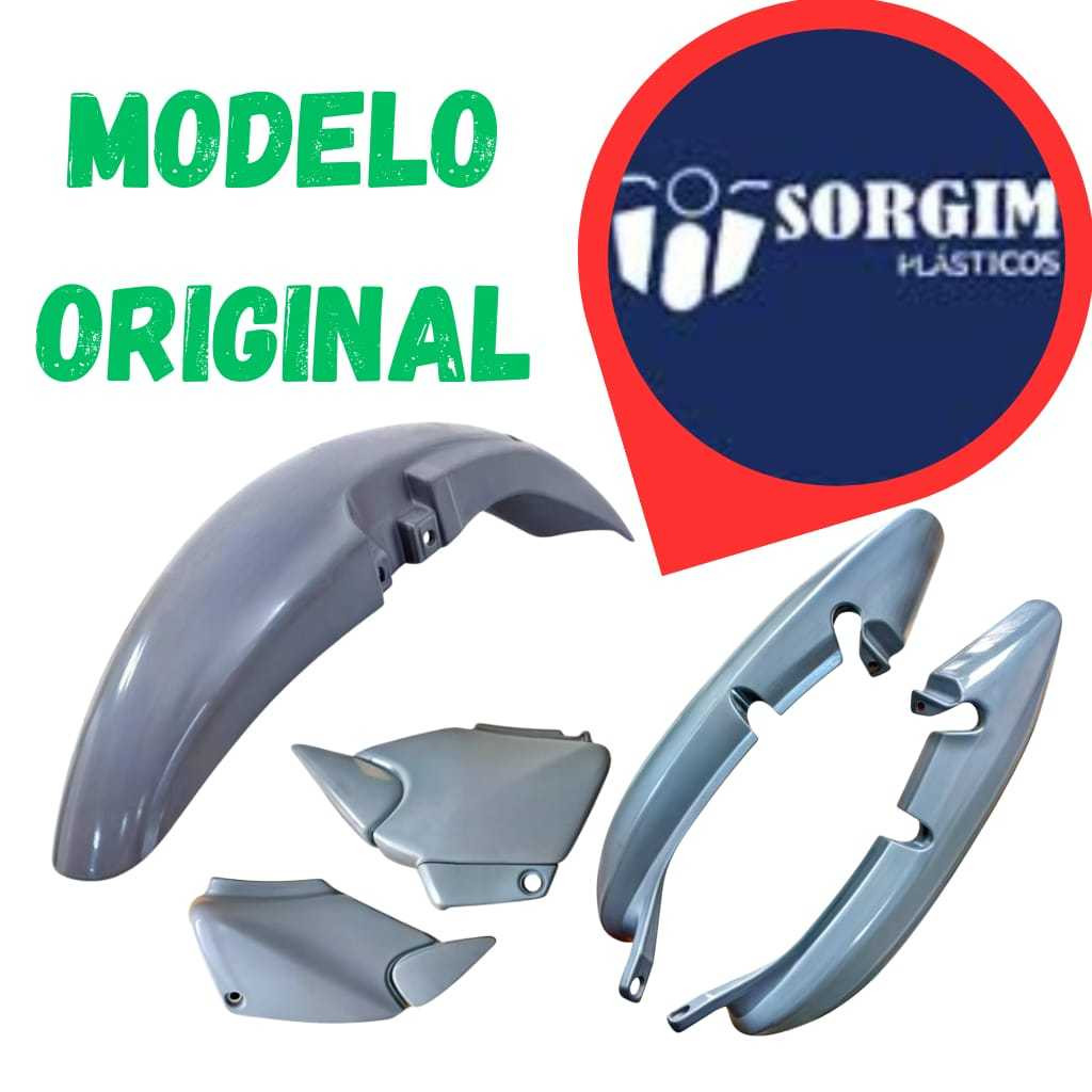Kit Carenagem Titan 125 Ano 2000 2001 2002 2003 2004 Fan 125 Ano  2005 2006 2007 2008 Sem Pintura