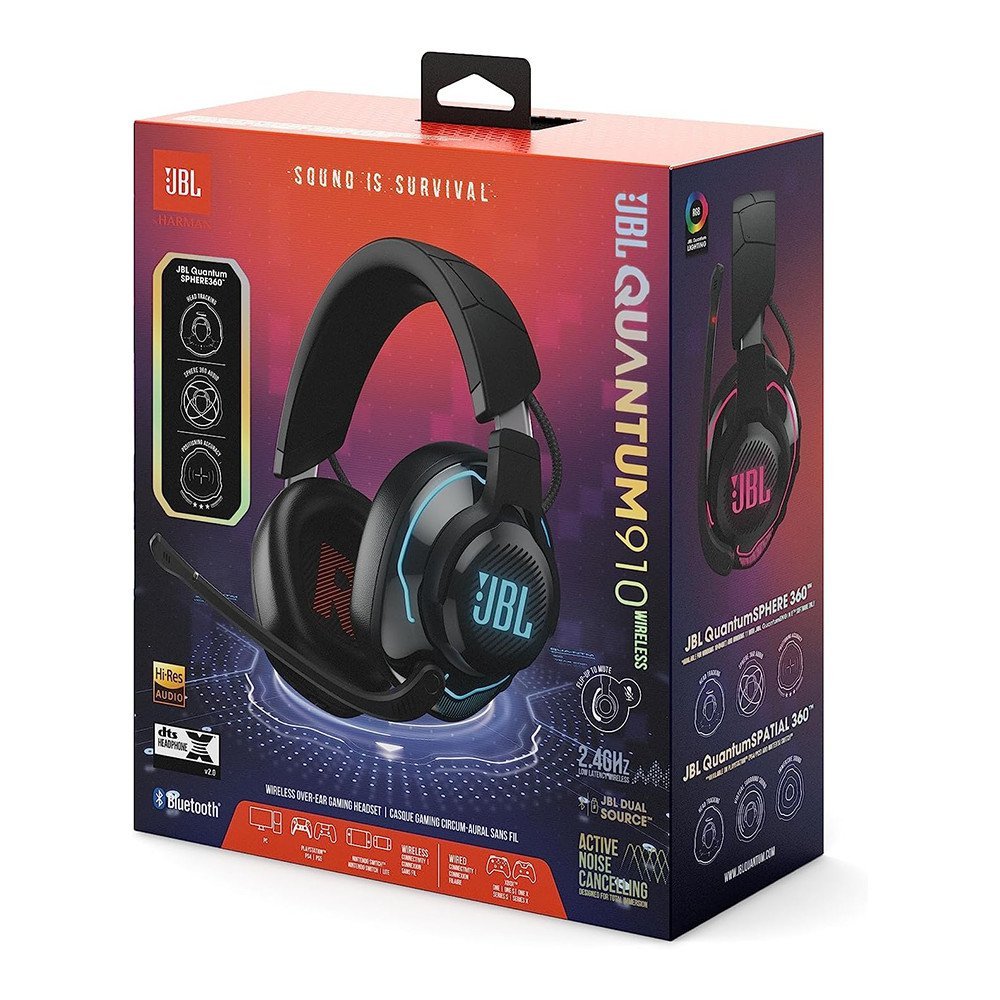 Headset Gamer JBL Quantum 910 Wireless - Preto