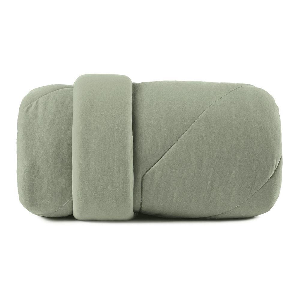 Edredom Queen Altenburg Malha Fio Penteado Verde Bond