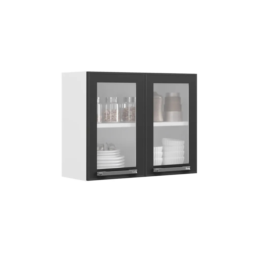 Armário Aéreo De Cozinha Itatiaia Florença 2 Portas Em Aço Branco Neve em Oferta na Shopee