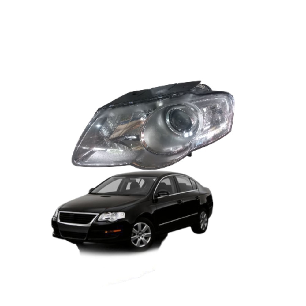 Farol dianteiro esquerdo volkswagen passat variant 2008